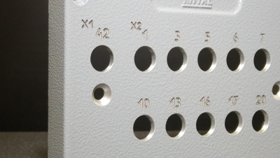 Пример обработки на лазерном оборудовании - гравировка приборных панелей